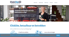 Desktop Screenshot of clicksite.nl